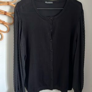 Adriana Papell button up sweater